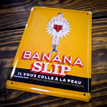 Plaque métal BANANA SLIP