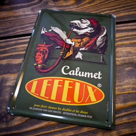 Plaque métal CALUMET LEFEUX