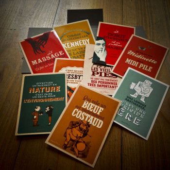 COFFRET 9 CARTES POSTALES...