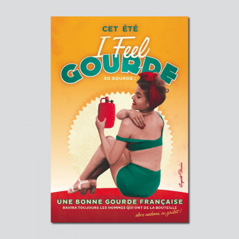 Carte Postale I FEEL GOURDE