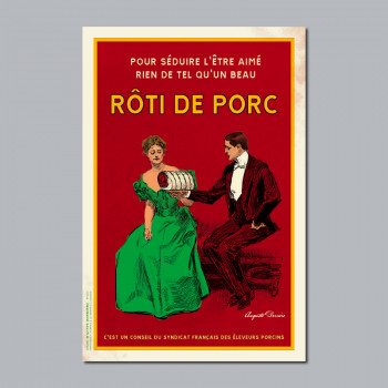 Carte Postale RÔTI DE PORC