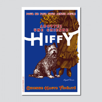Carte Postale CHIENNE HIFFY