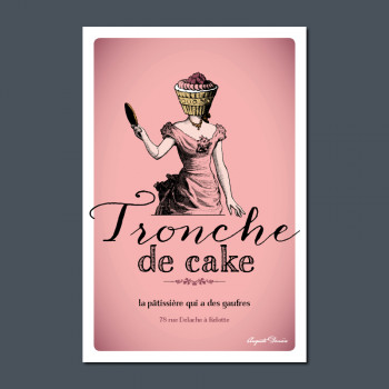 Carte Postale TRONCHE DE CAKE