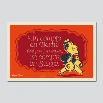 Carte Postale UN COMPTE EN...