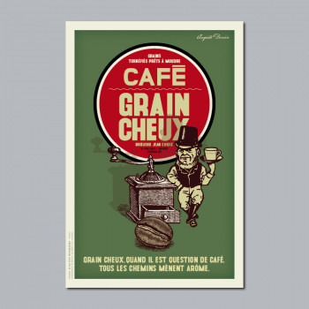 Carte Postale CAFÉ GRAIN CHEUX