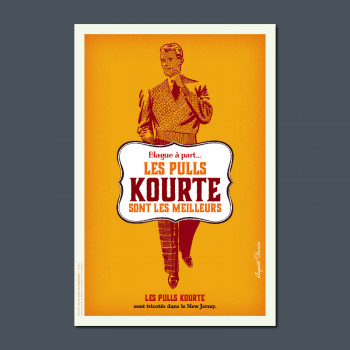 Carte Postale LES PULLS KOURTE