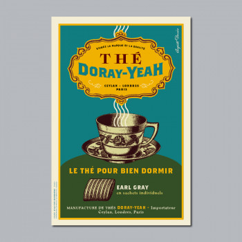 Carte Postale THÉ DORAY-YEAH