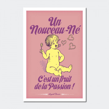 Carte Postale UN NOUVEAU-NÉ