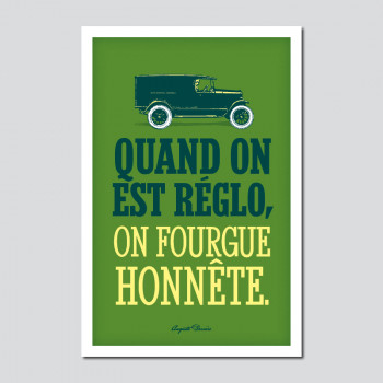 Carte Postale QUAND ON EST...