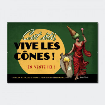 Carte Postale VIVE LES CÔNES