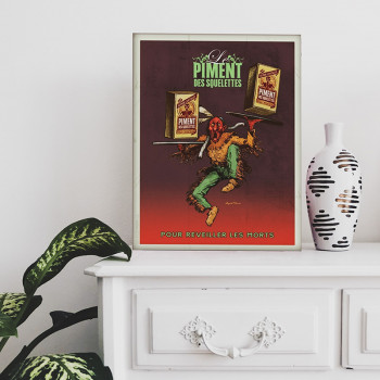 Poster PIMENT DES SQUELETTES