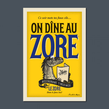 Carte Postale ON DINE AU ZORE