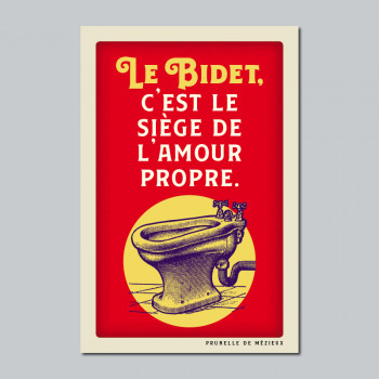 Carte Postale LE BIDET