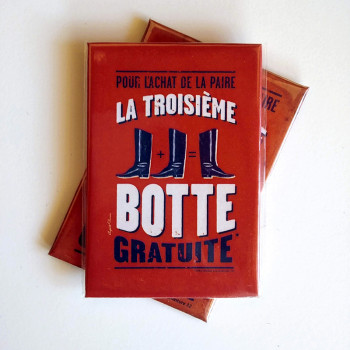 Magnet LA TROISIÈME BOTTE...