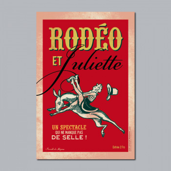 Carte Postale RODÉO & JULIETTE