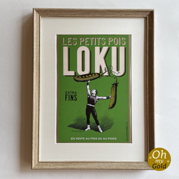 Affichette PETITS POIS LOKU