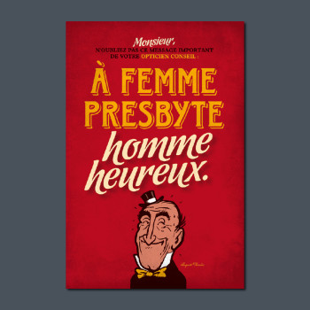 Carte Postale FEMME PRESBYTE
