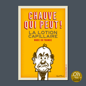 Carte Postale CHAUVE QUI...