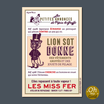 Carte Postale PETITES ANNONCES