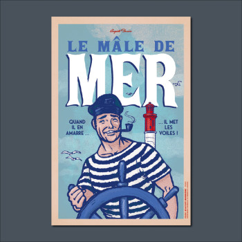 Carte Postale LE MÂLE DE MER