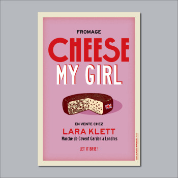 Carte Postale CHEESE MY GIRL