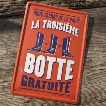 Carte métal LA TROISIÈME...