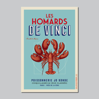 Carte Postale LES HOMARDS...