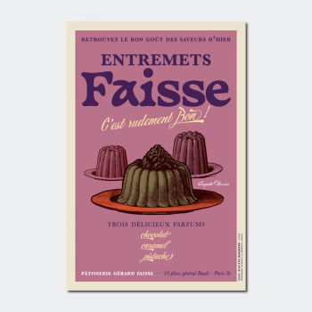 Carte Postale ENTREMETS FAISSE