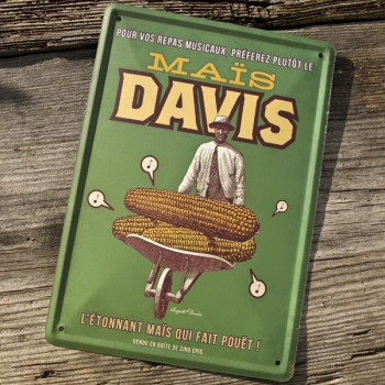 Carte métal MAÏS DAVIS