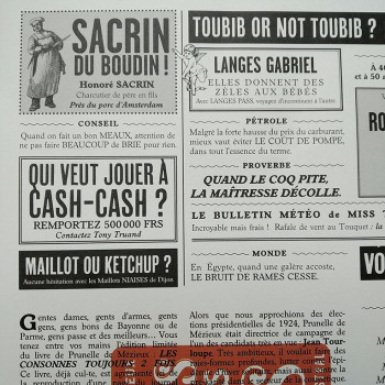 L'ÉDITION LIMITÉE DES CONSONNES