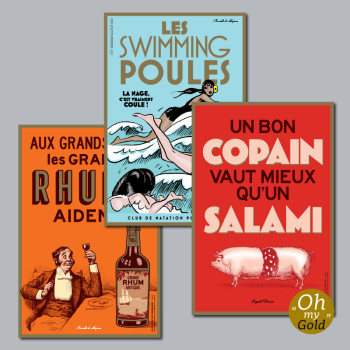 LOT 18 AFFICHETTES