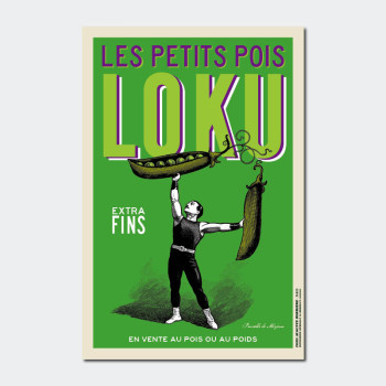 Carte Postale PETITS POIS LOKU